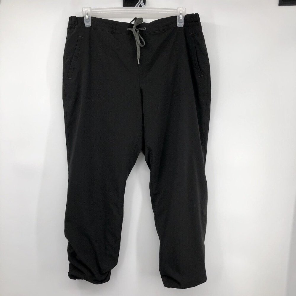 Eddie Bauer Lined Pants Womens XL Used Black Outdoor